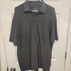Under Armour Men's Charcoal Polo Shirt XL
